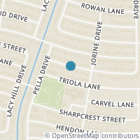 Map location of 9023 N Sandstone Street, Houston, TX 77036