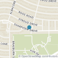 Map location of 6506 Sharpview Drive, Houston, TX 77074