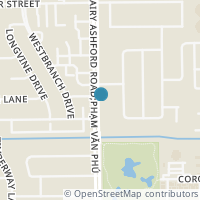 Map location of 7336 S Dairy Ashford Road, Houston, TX 77072