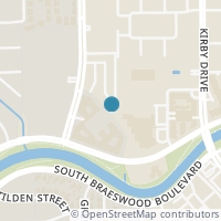 Map location of 7477 Brompton St, Houston TX 77025