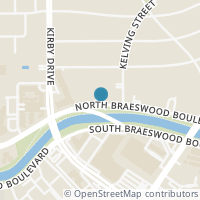 Map location of 2400 N Braeswood Boulevard #204, Houston, TX 77030