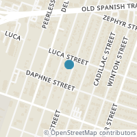 Map location of 6718 Lozier Street, Houston, TX 77021