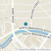 Map location of 2400 N Braeswood Boulevard #323, Houston, TX 77030
