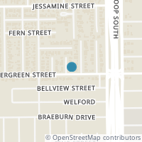 Map location of 551 Begonia St, Bellaire TX 77401