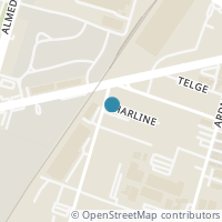 Map location of 3032 Charline Avenue, Houston, TX 77054