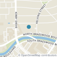 Map location of 2425 Underwood St #348, Houston TX 77030