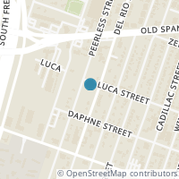 Map location of 3405 Luca Street, Houston, TX 77021