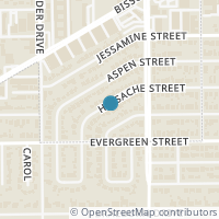 Map location of 5515 Huisache Street, Houston, TX 77081