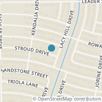 Map location of 9210 Stroud Dr, Houston TX 77036