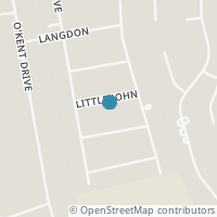 Map location of 1222 Little John, San Antonio TX 78260