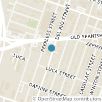 Map location of 6640 Del Rio Street, Houston, TX 77021