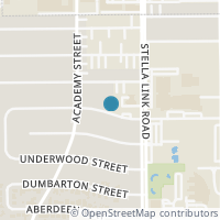 Map location of 4020 Blue Bonnet Boulevard #A1, Houston, TX 77025