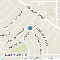 Map location of 1507 Hankamer St, Pasadena TX 77506