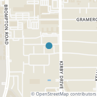 Map location of 2620 Glen Haven Boulevard, Houston, TX 77025