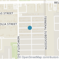 Map location of 4403 Phil St, Bellaire TX 77401
