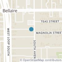 Map location of 4603 Laurel Street, Bellaire, TX 77401