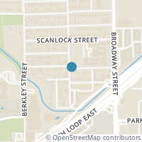 Map location of 7904 Glover Street, Houston, TX 77012