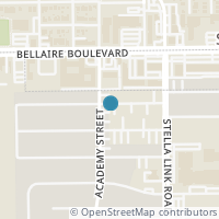 Map location of 4043 Gramercy St, Houston TX 77025