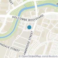 Map location of 1913 Woodbury Street, Houston, TX 77030