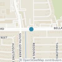 Map location of 8607 Bellaire Boulevard, Houston, TX 77036