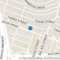 Map location of 3339 Dixie Drive, Houston, TX 77021
