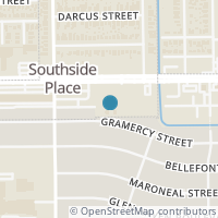 Map location of 53 Crain Square Boulevard, South Side Place, TX 77025