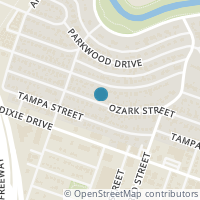 Map location of 3333 Ozark Street, Houston, TX 77021