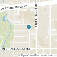 Map location of 202 Olive Ave, Pasadena TX 77506