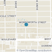 Map location of 2444 McClendon Street, Houston, TX 77030