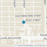 Map location of 4003 Riley St, Houston TX 77005