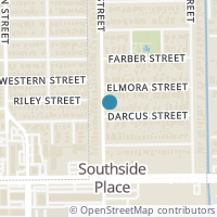 Map location of 3784 Darcus St, Houston TX 77005