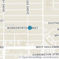 Map location of 6507 Morningside Dr, Houston TX 77030