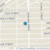 Map location of 6932 Kernel St, Houston TX 77087