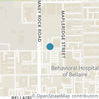 Map location of 6529 Clarewood Oak Estates Lane, Houston, TX 77081