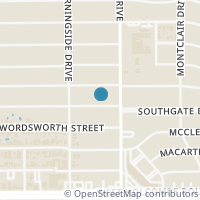 Map location of 2320 Southgate Blvd, Houston TX 77030