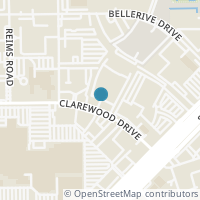 Map location of 7200 Clarewood Drive #1205, Houston, TX 77036