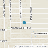 Map location of 2629 Centenary St #102, Houston TX 77005