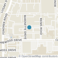 Map location of 7520 Hornwood Drive #503, Houston, TX 77036