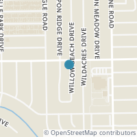 Map location of 4310 Willow Beach Dr, Houston TX 77072