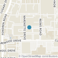 Map location of 7520 Hornwood Dr #1607, Houston TX 77036