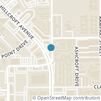 Map location of 6305 Westward Street #124, Houston, TX 77081