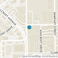 Map location of 6305 Westward Street #148, Houston, TX 77081