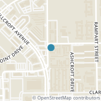 Map location of 6405 Westward Street #22, Houston, TX 77081