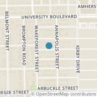 Map location of 2720 Barbara Lane, Houston, TX 77005