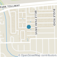 Map location of 4172 Belle Park Dr, Houston TX 77072