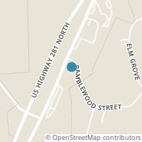 Map location of 2614 E Ramblewood St, San Antonio TX 78261