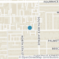 Map location of 6235 Sutherland Sq, Houston TX 77081