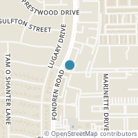 Map location of 7658 Bellerive Drive #1, Houston, TX 77036
