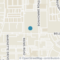Map location of 7400 Bellerive Drive #703, Houston, TX 77036