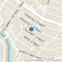 Map location of 3221 Calumet Street, Houston, TX 77004
